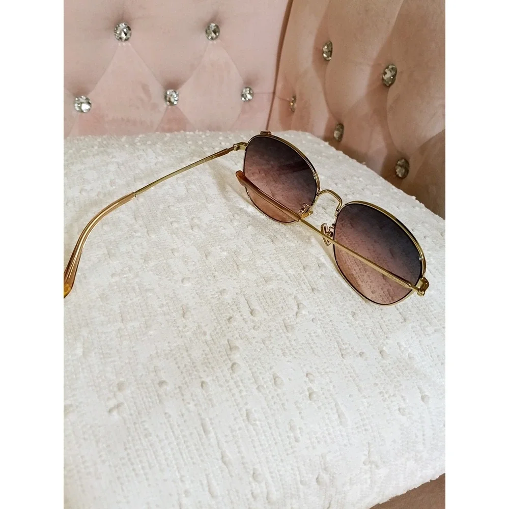 Coach pink sunglasses look